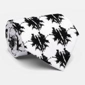 - schwarze Tintenfleckbindung Krawatte (Gerollt)