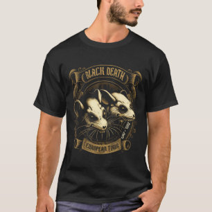 Schwarze-Tod-Europatour-History-Goth-T-Shirt T-Shirt