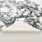 Schwarze Toile Sherpadecke (3/4)