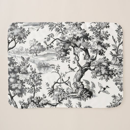 Schwarze Toile Sherpadecke (Vorderseite (Horizontal))