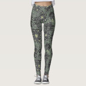 Schwarze Töne gegen Grau Leggings (Vorderseite)