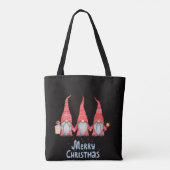 Schwarze Tote Tasche (Rückseite)