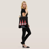 Schwarze Tote Tasche (Am Model)