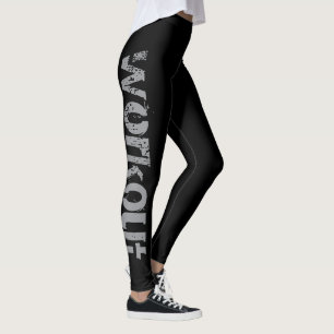Schwarze Trainingsleggings für Sport Fitness Gym Leggings