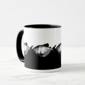 Schwarze Trauermäntel Tasse (Vorderseite Links)