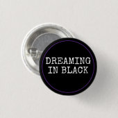 Schwarze Träume Button (Vorne & Hinten)