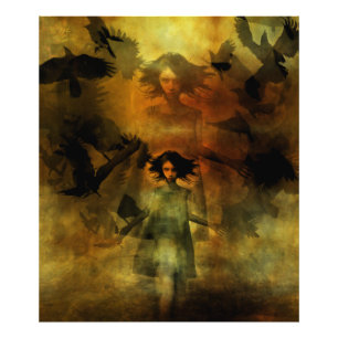 Schwarze Träume Fotodruck