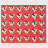 Schwarze Tri australische Geschenkpapier (Flach)