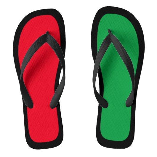 Schwarze Trimm-Flip-Flops für Port und Starboard Badesandalen (Fußbett)