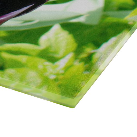 Schwarze Tulips aus Holland Schneidebrett (Ecke)