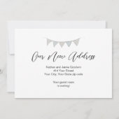 Schwarze Tür für Aquarellschrift, die wir verschob Ankündigung (Rückseite)