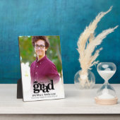 Schwarze Typografie des weißen Abschlusses Foto Mi Fotoplatte (Seite)