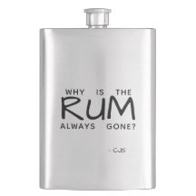 Schwarze Typografie, warum der immer gegangene Rum