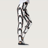 Schwarze Tyrann-Situations-Leggings Leggings (Rechts)