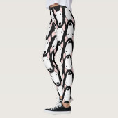 Schwarze Tyrann-Situations-Leggings Leggings (Links)