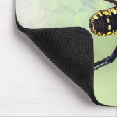 Schwarze u. gelbe Argiope-Garten-Spinne Mousepad (Ecke)