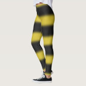 Schwarze u. gelbe Biene Ähnliche Leggings (Links)