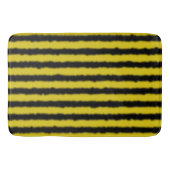 Schwarze u. gelbe Biene inspiriert Badematte (Vorderseite)