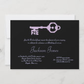 Schwarze u. lila 21. einladung (Rückseite)