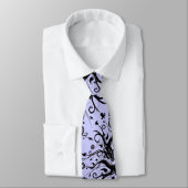 Schwarze u. lila Krawatte der Fusion - (Gebunden)