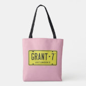 Schwarze u. rosa Tasche des Logo-G7 (Rückseite)