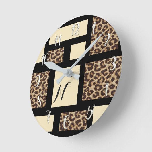 Schwarze u. runde wanduhr (Winkel)