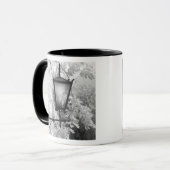 Schwarze u. weiße Ansicht der Leuchte Tasse (Vorderseite Links)