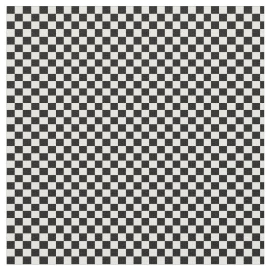 Schwarze u. weiße Checkered Karos Stoff (Nahaufnahme)