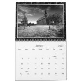 Schwarze u. weiße Fotografie Kalender (Jan 2027)