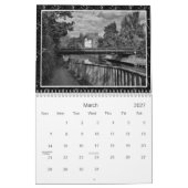 Schwarze u. weiße Fotografie Kalender (Mär 2027)