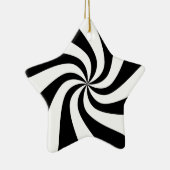 Schwarze u. weiße keramikornament (Rechts)