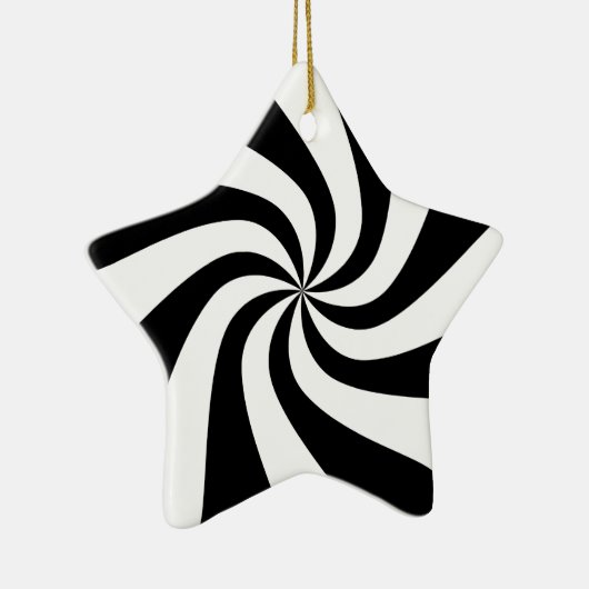 Schwarze u. weiße keramikornament (Rechts)