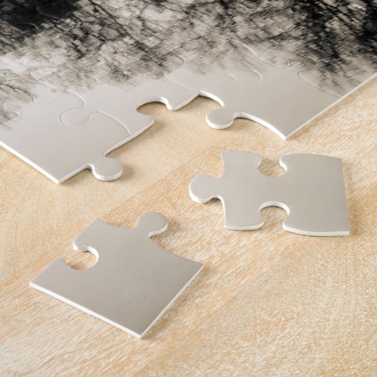 Schwarze u. weiße Landschaft im Central Park Puzzle (Seite)