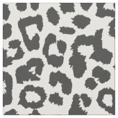 Schwarze u. weiße Leopard-Druck-Tierhaut-Muster Stoff (Nahaufnahme)