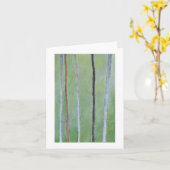 Schwarze u. weiße Linien auf grüner abstrakter Karte (Gelbe Blume)