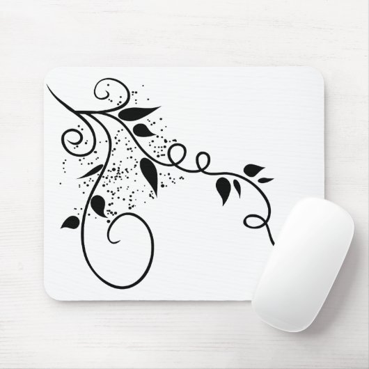 Schwarze u. weiße mousepad (Mit Mouse)