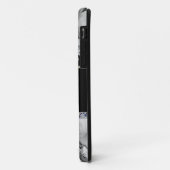 Schwarze u. weiße Rosen u. Case-Mate iPhone Hülle (Hinten/Links)
