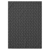 Schwarze u. weiße Tupfen der Tischdecke-"60x84" Tischdecke (Vorderseite)