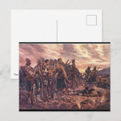 Schwarze Uhr in Magersfontein Postkarte (Vorne/Hinten)
