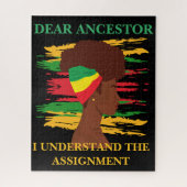 Schwarze Unabhängigkeit Juneteenth Puzzle (Vertikal)