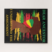 Schwarze Unabhängigkeit Juneteenth Puzzle (Horizontal)