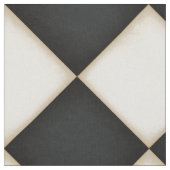 Schwarze und antike weiße Diamanten (groß) Stoff (Nahaufnahme)