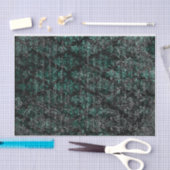 Schwarze und aquamarine Entsprechung Seidenpapier (Handwerk)