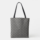 Schwarze und beige Tasche (Rückseite)