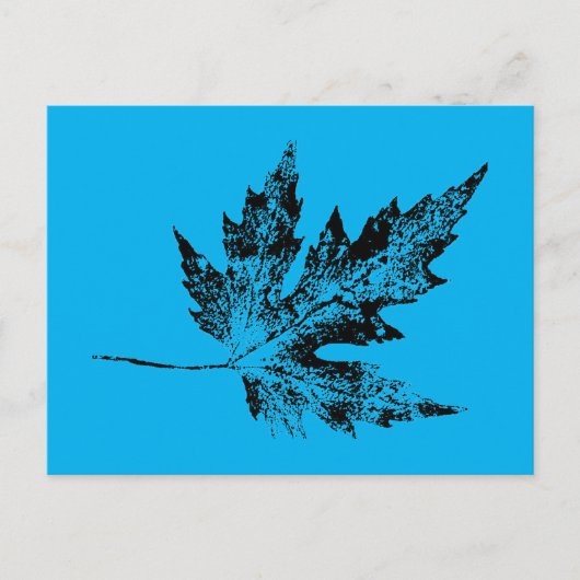 "Schwarze und blaue Ahornbahn" - Postkarte (Vorderseite)