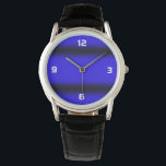 Schwarze und Blaue Bestie Armbanduhr<br><div class="desc">Schwarze und Blaue Bestie</div>