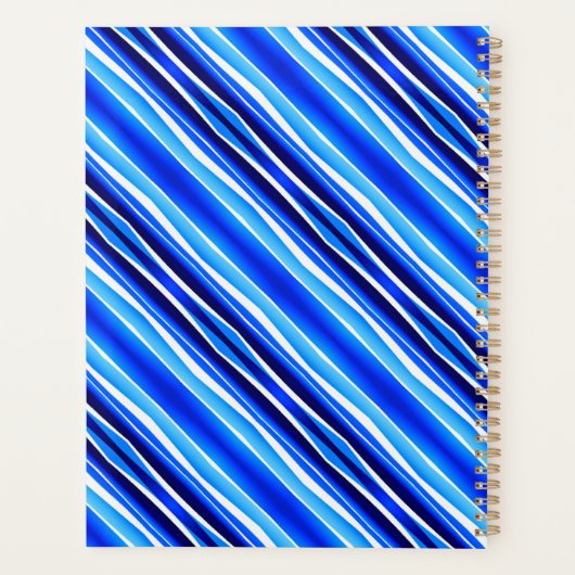 Schwarze und blaue gestrichene Streifen Planer (Rückseite)