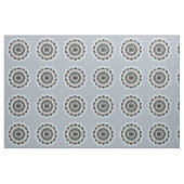 Schwarze und blaue Mandala Stoff (Fat Quarter (45,7 x 55,9 cm))