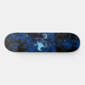 SCHWARZE UND BLUE-Skateboard Skateboard (Horizontal)