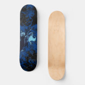 SCHWARZE UND BLUE-Skateboard Skateboard (Vorderseite)